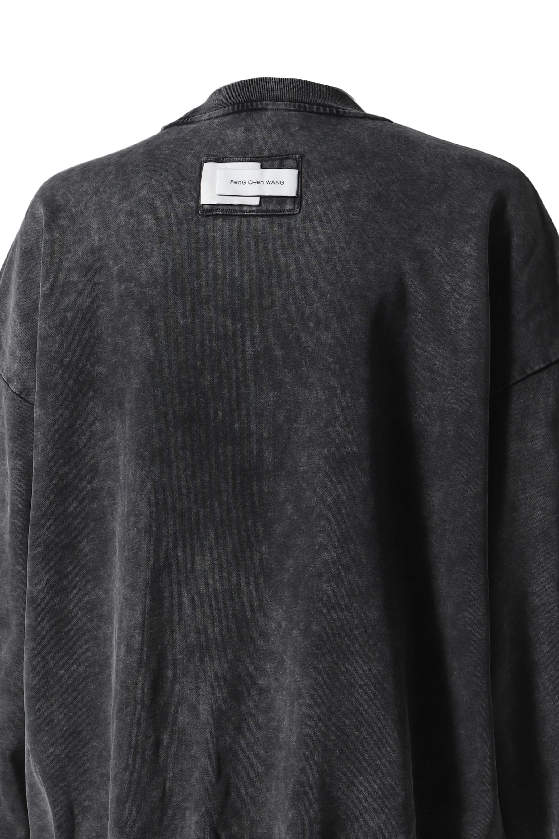 BLACK SEAMING SWEATER / BLK