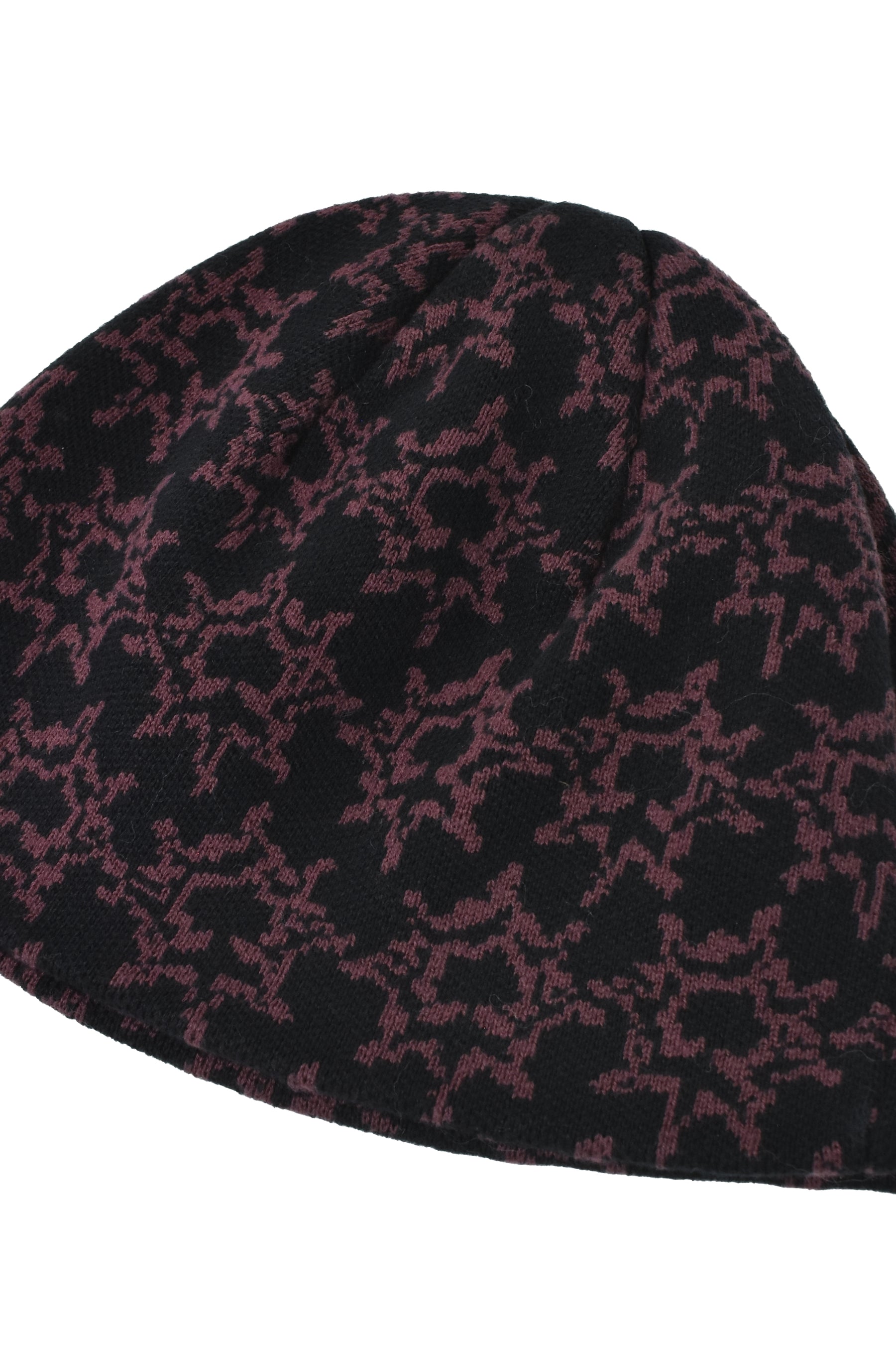 AOP LOGO BEANIE / BRWN 