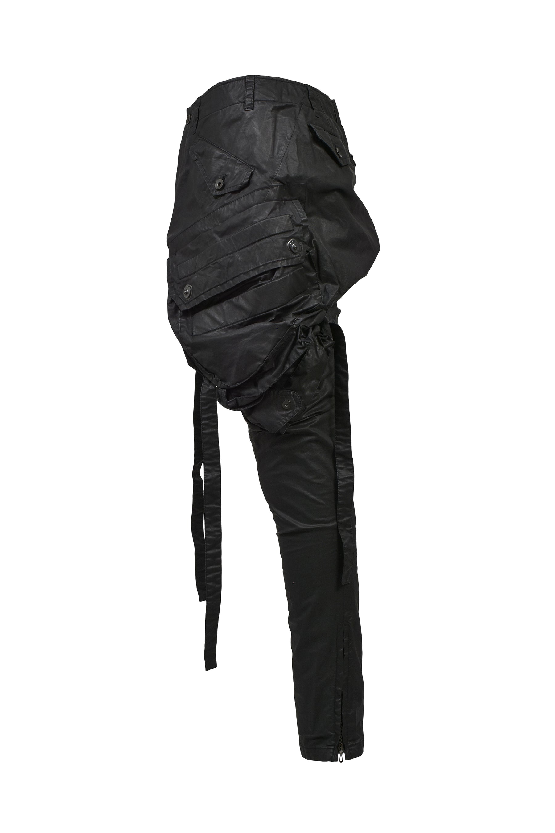 COATED CLOTH GASMASK CARGO / BLK