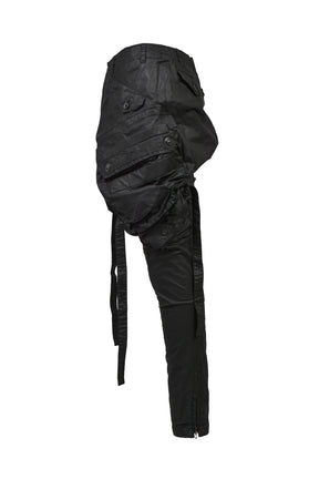COATED CLOTH GASMASK CARGO / BLK