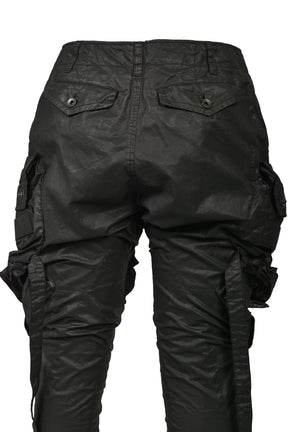 COATED CLOTH GASMASK CARGO / BLK