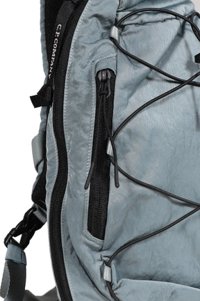 NYLON B CROSSBODY BACKPACK / SIL BLU