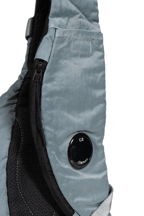 NYLON B CROSSBODY BACKPACK / SIL BLU