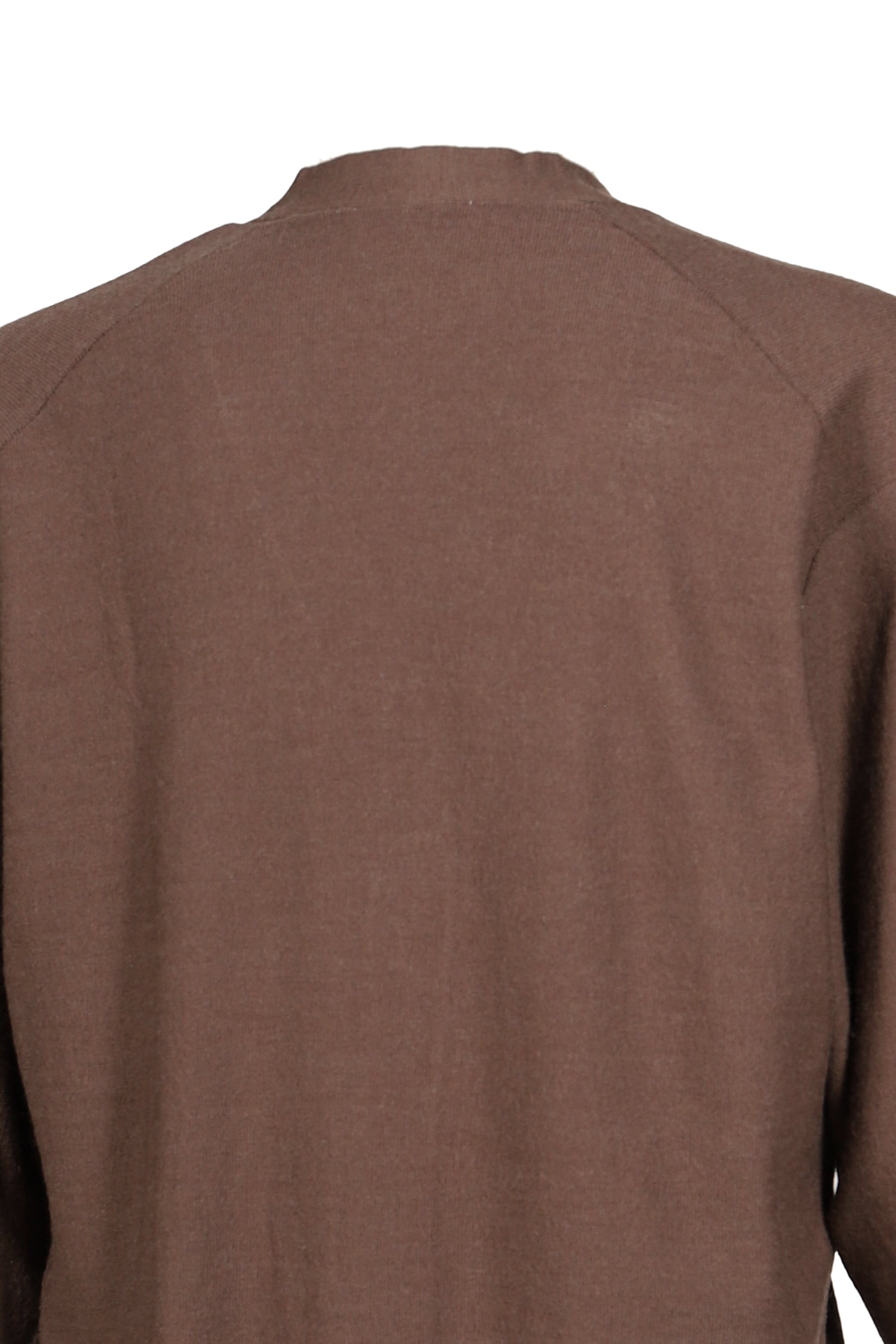 RELAXED TWISTED CARDIGAN / SHITAKE