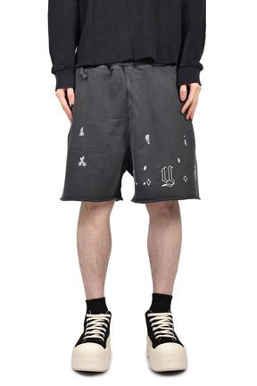 AYS VINTAGE FLEECE SHORTS / VINTAGE BLK