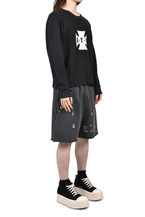 AYS VINTAGE FLEECE SHORTS / VINTAGE BLK