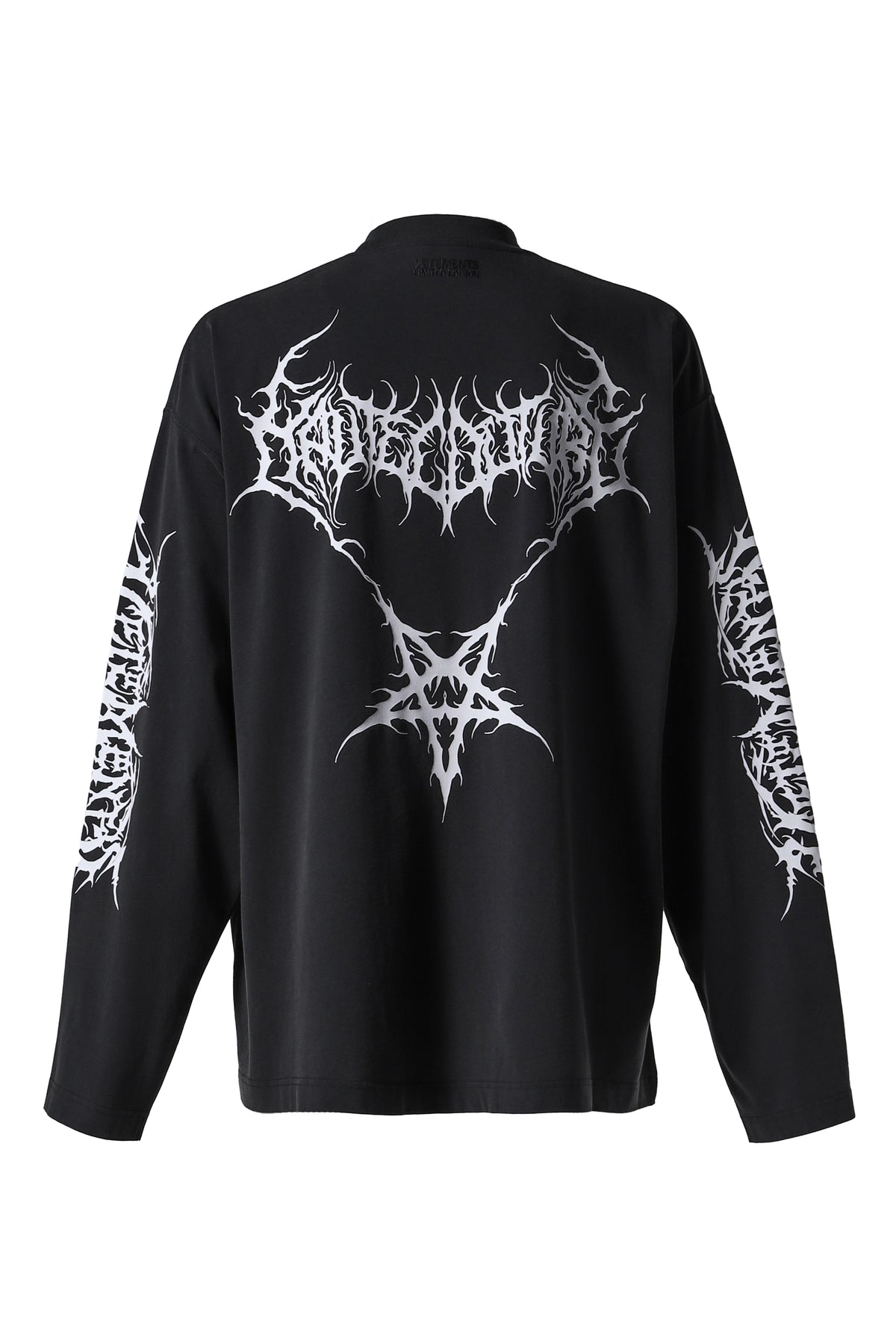 DEATH METAL LONGSLEEVE / BLK WHT