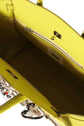 BREW-DYED LEATHER "ITA" BAG / GRN TEE