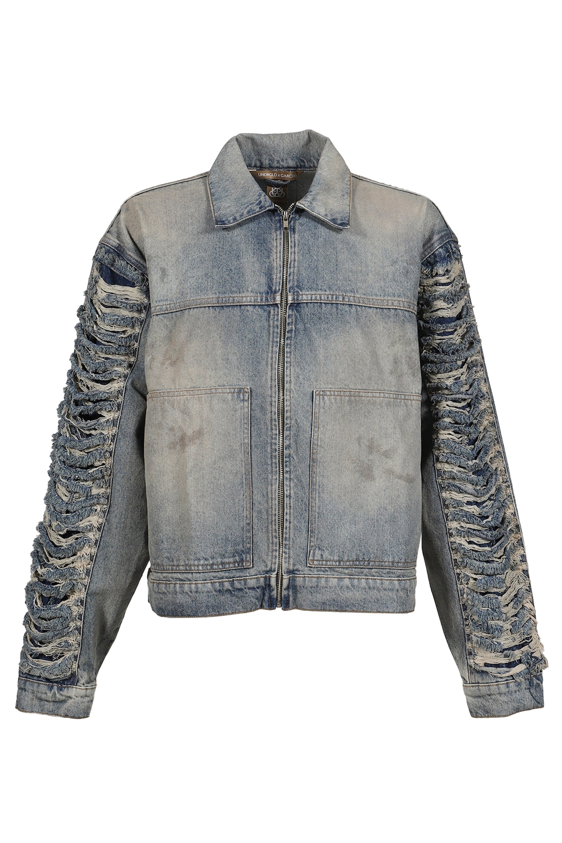SANTA UNION BASIC RIPPED JACKET / DIRTY BLU
