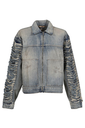 SANTA UNION BASIC RIPPED JACKET / DIRTY BLU