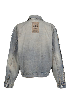 SANTA UNION BASIC RIPPED JACKET / DIRTY BLU