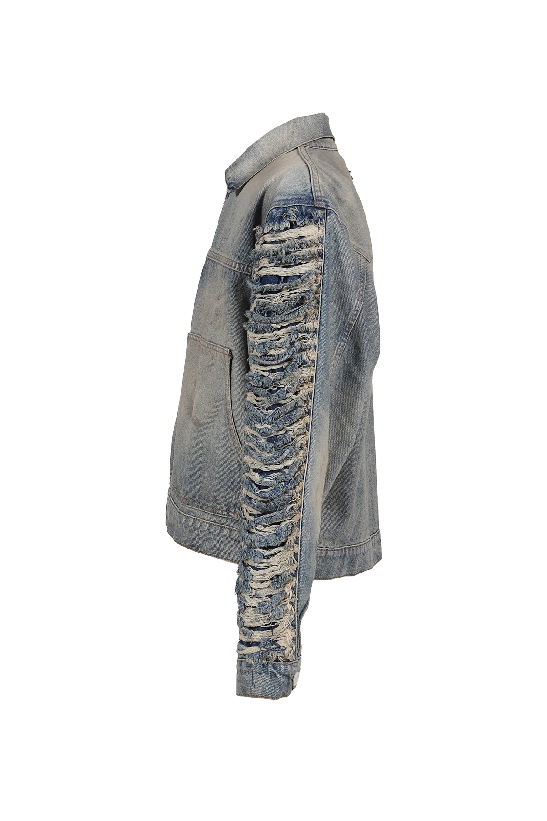 SANTA UNION BASIC RIPPED JACKET / DIRTY BLU