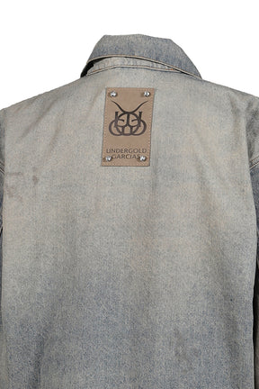SANTA UNION BASIC RIPPED JACKET / DIRTY BLU