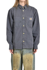 CONRO SHIRT JACKET -STONE DYED- / GRAPHITE