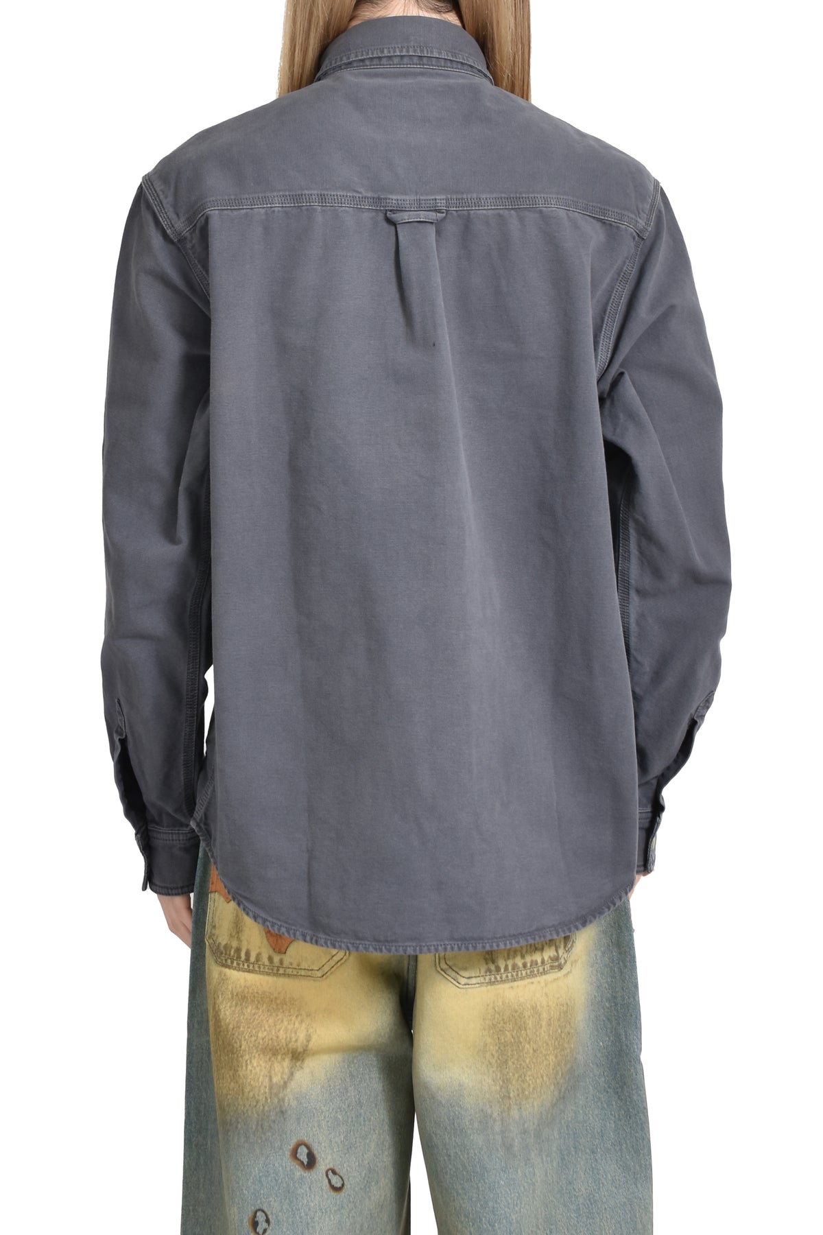 CONRO SHIRT JACKET -STONE DYED- / GRAPHITE