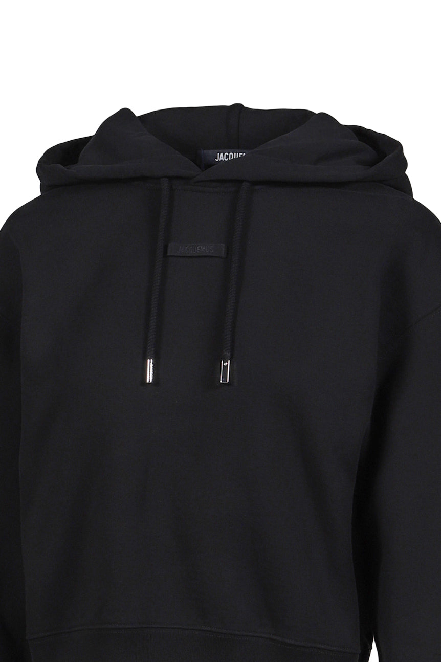 LE HOODIE GROS GRAIN / BLK