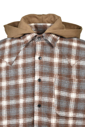 HOODED FLANNEL SHIRTS / BRW