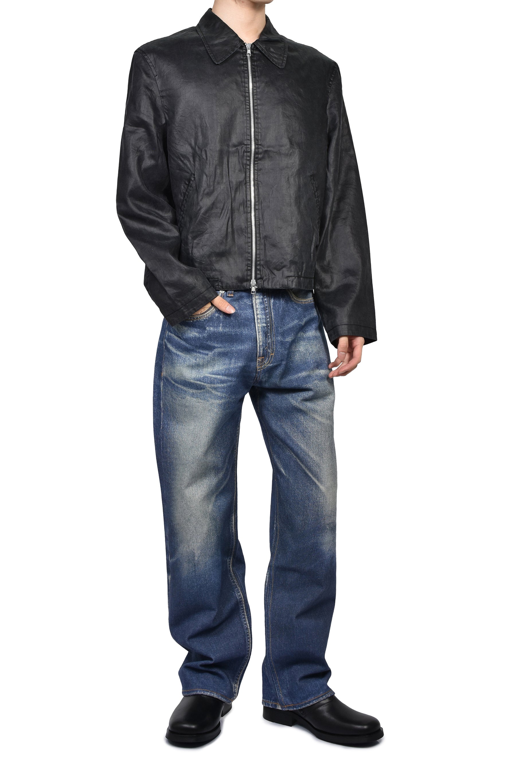 MINI JACKET WORKER / BLK