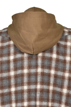 HOODED FLANNEL SHIRTS / BRW