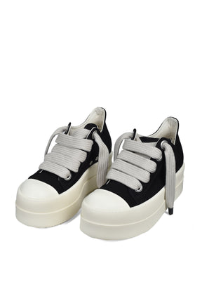 MEGA BUMPER JUMBO LACE LOW SNEAKS / BLK MILK MILK