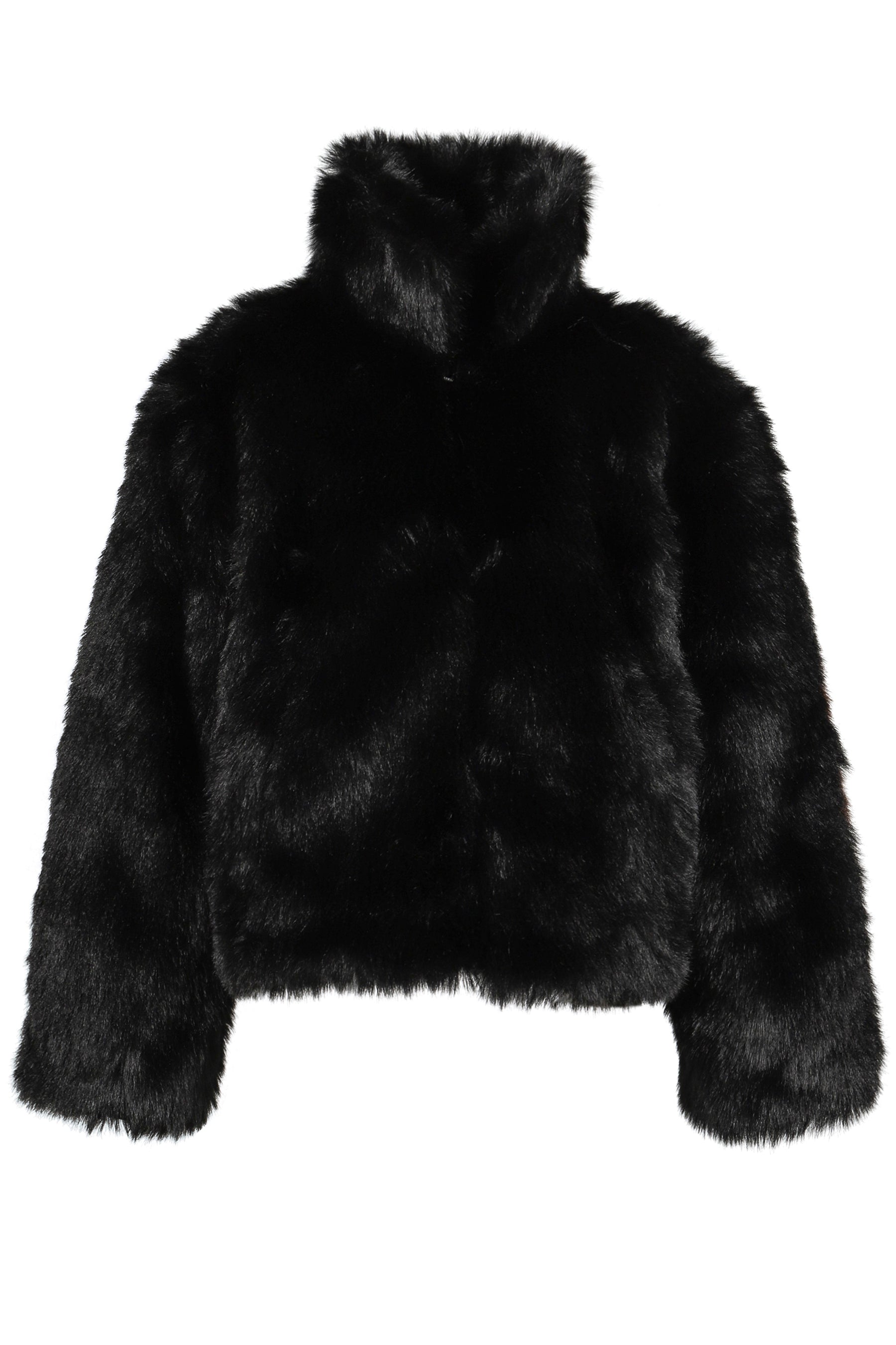 MUDDY'' FAUX FUR BLOUSON / BLK 