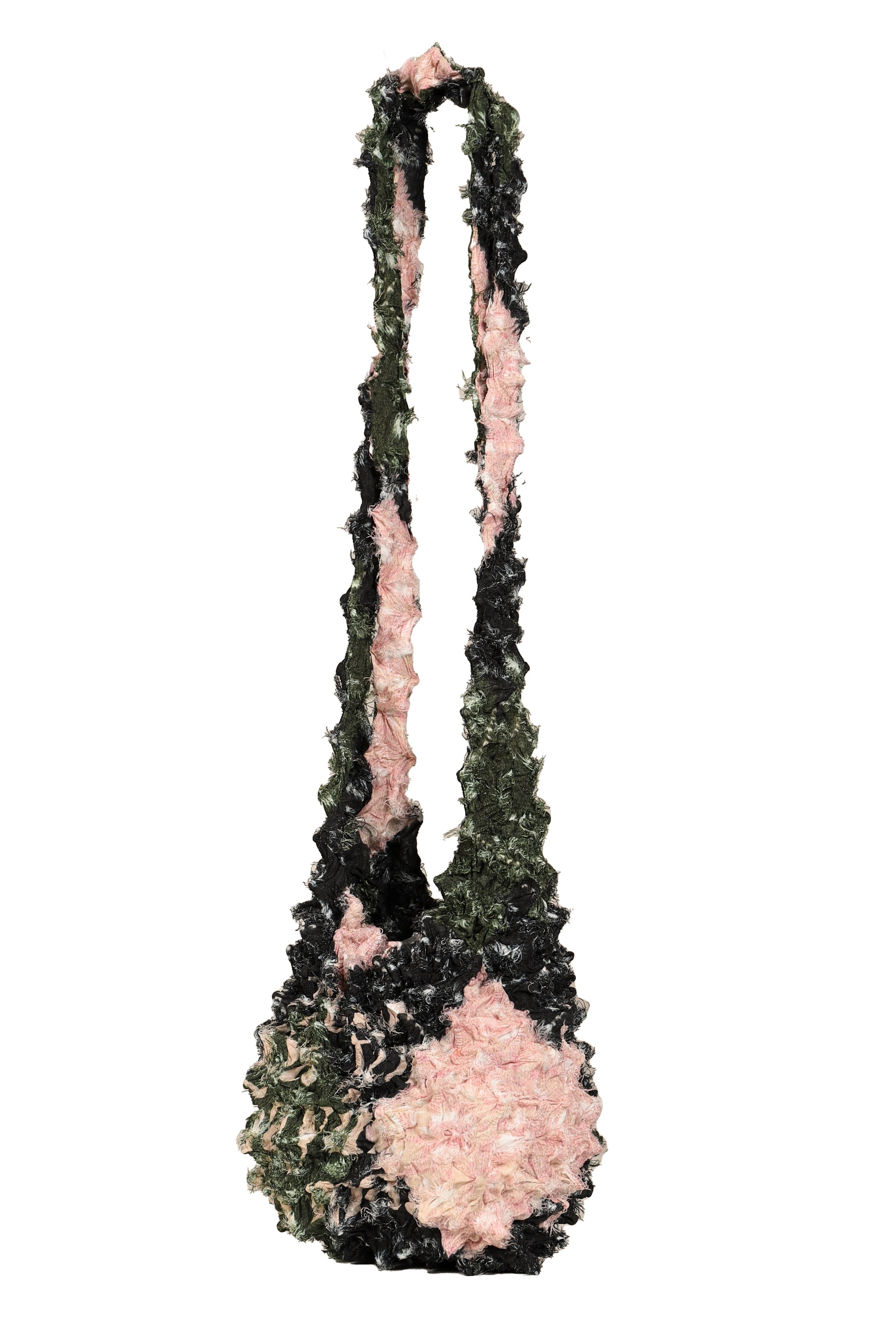 SPIKY DIAMOND BAG / PEACH