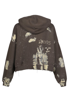 BEEN AMESS ZIP HOODED SWEATSHIRT / BRW