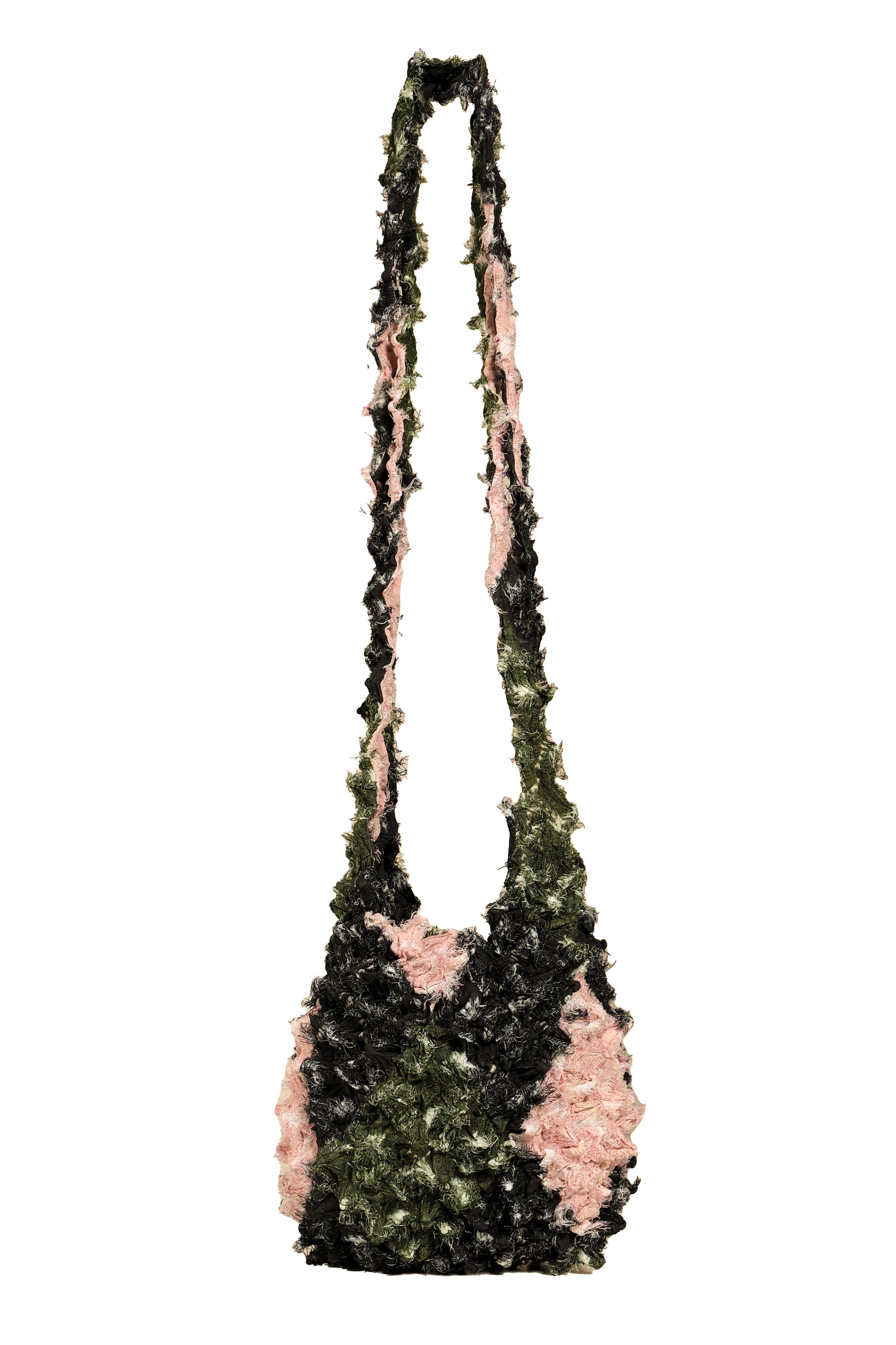 SPIKY DIAMOND BAG / PEACH