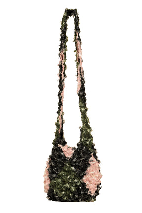 SPIKY DIAMOND BAG / PEACH