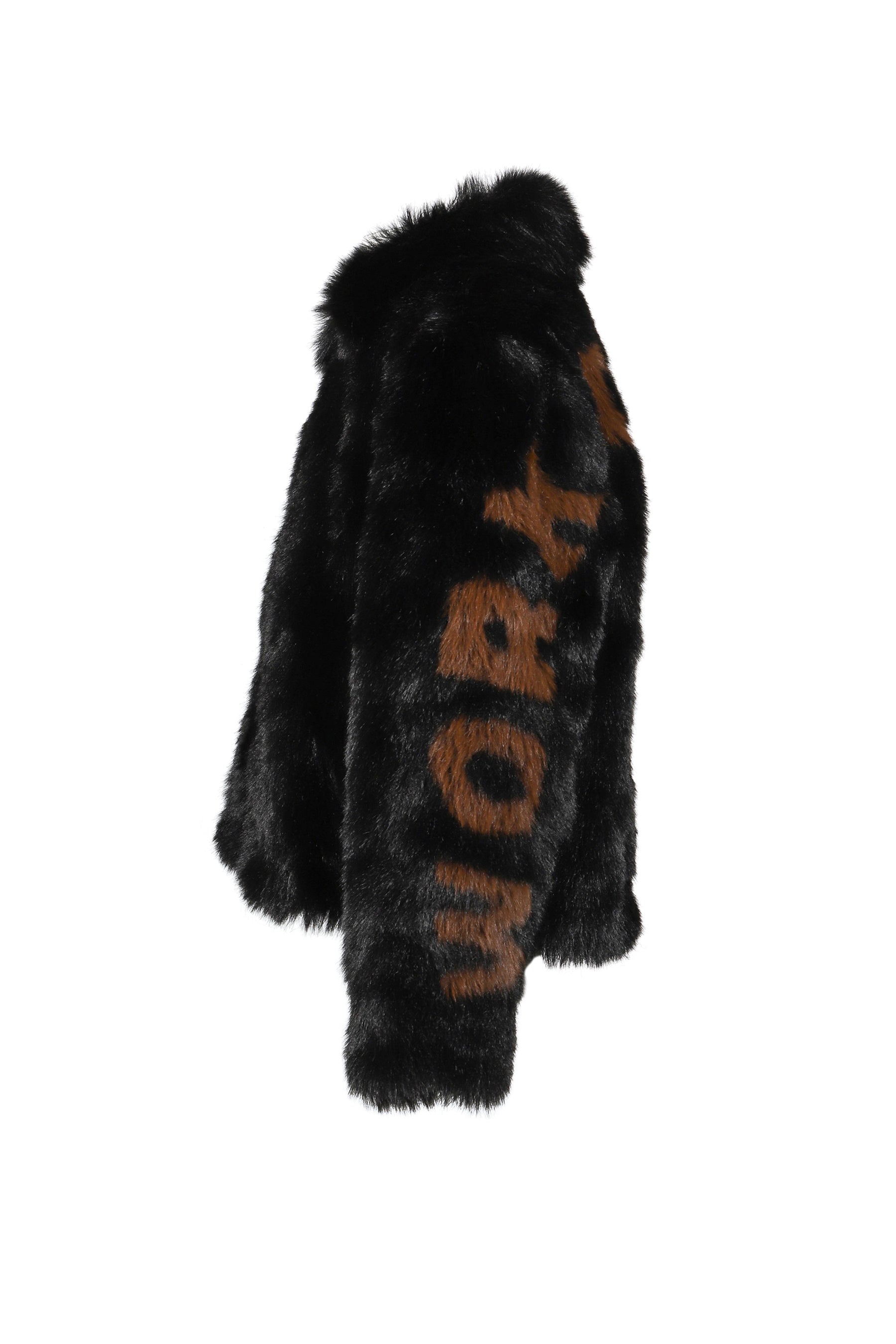 MUDDY'' FAUX FUR BLOUSON / BLK 