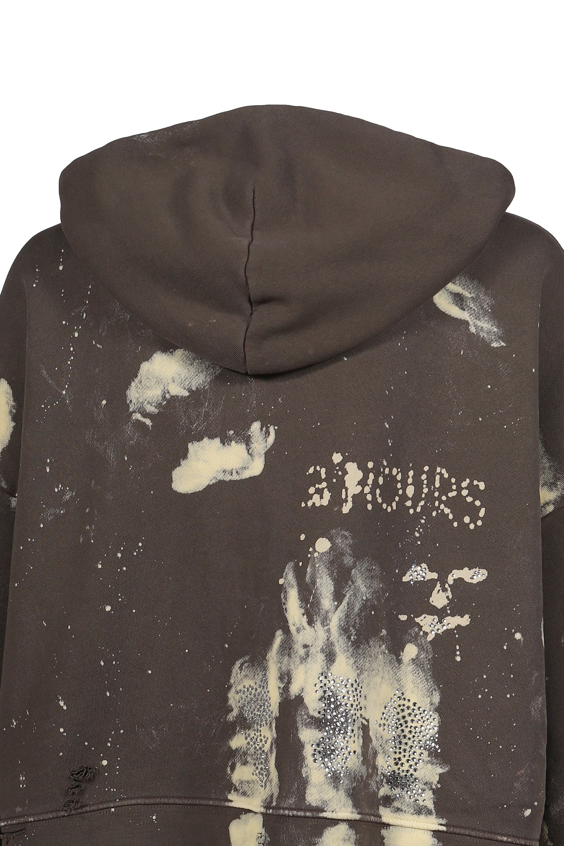 BEEN AMESS ZIP HOODED SWEATSHIRT / BRW