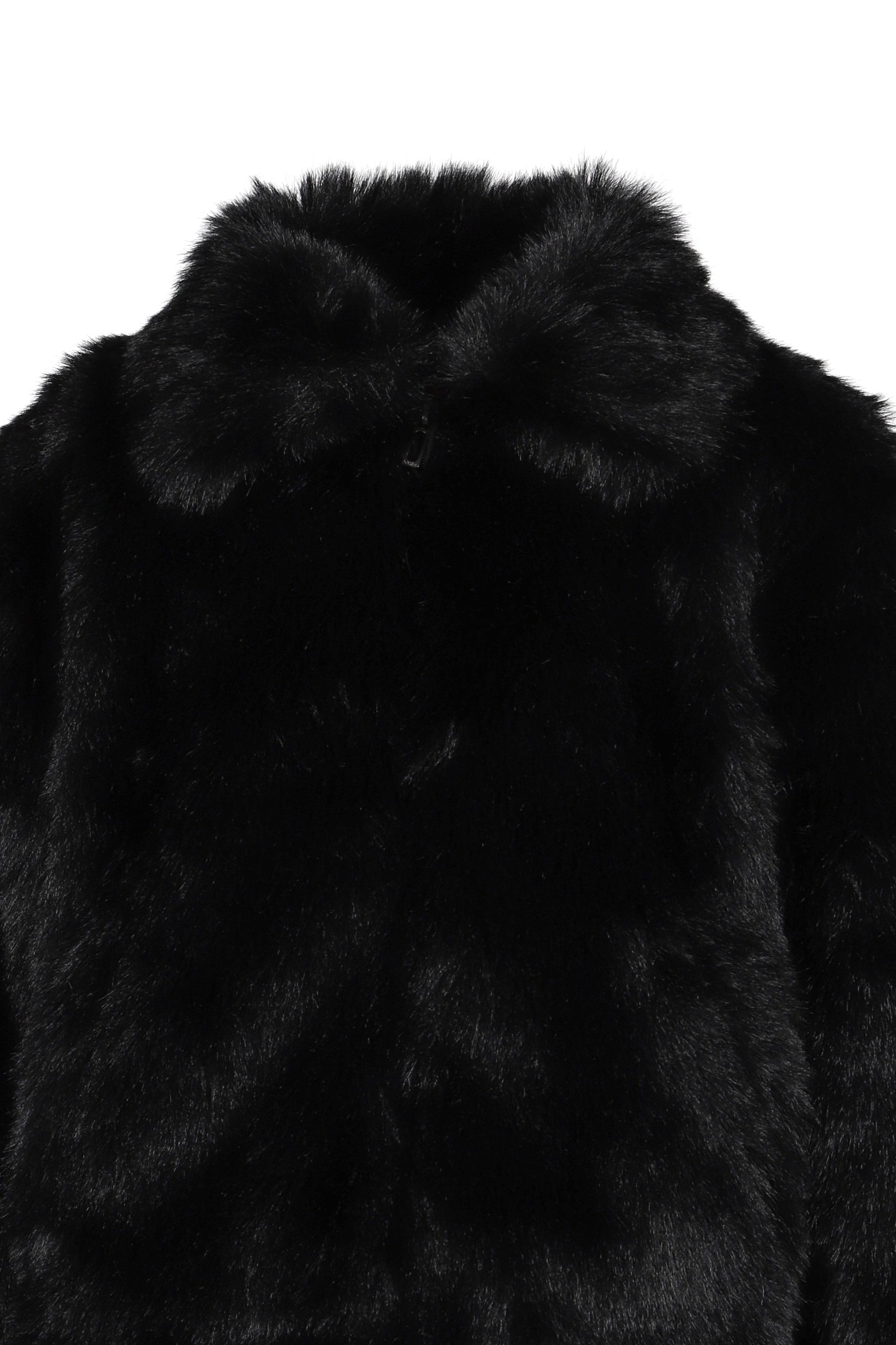MUDDY'' FAUX FUR BLOUSON / BLK 