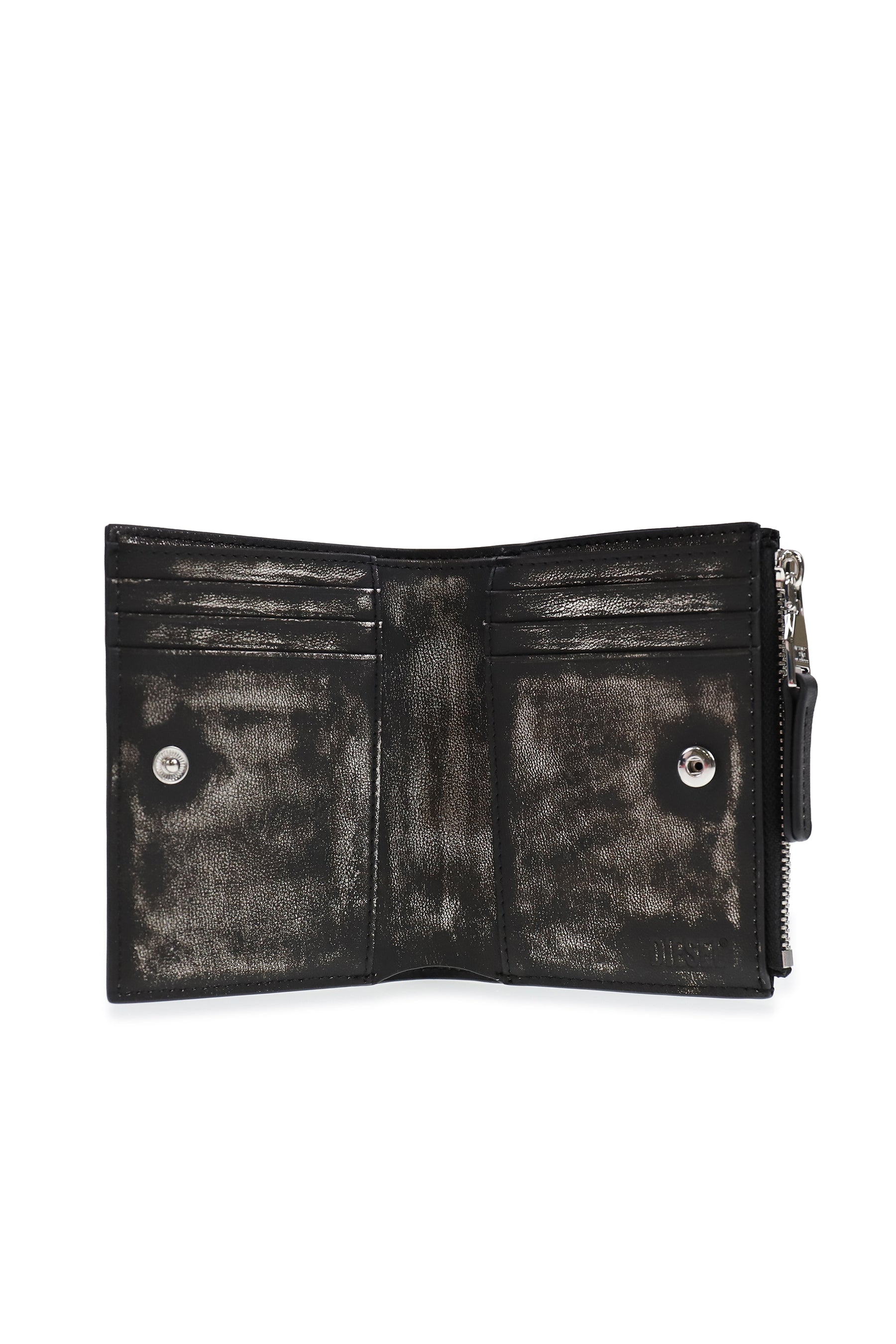 DIESEL ディーゼル SS26 BI-FOLD ZIP II / BLK - NUBIAN ヌビアン