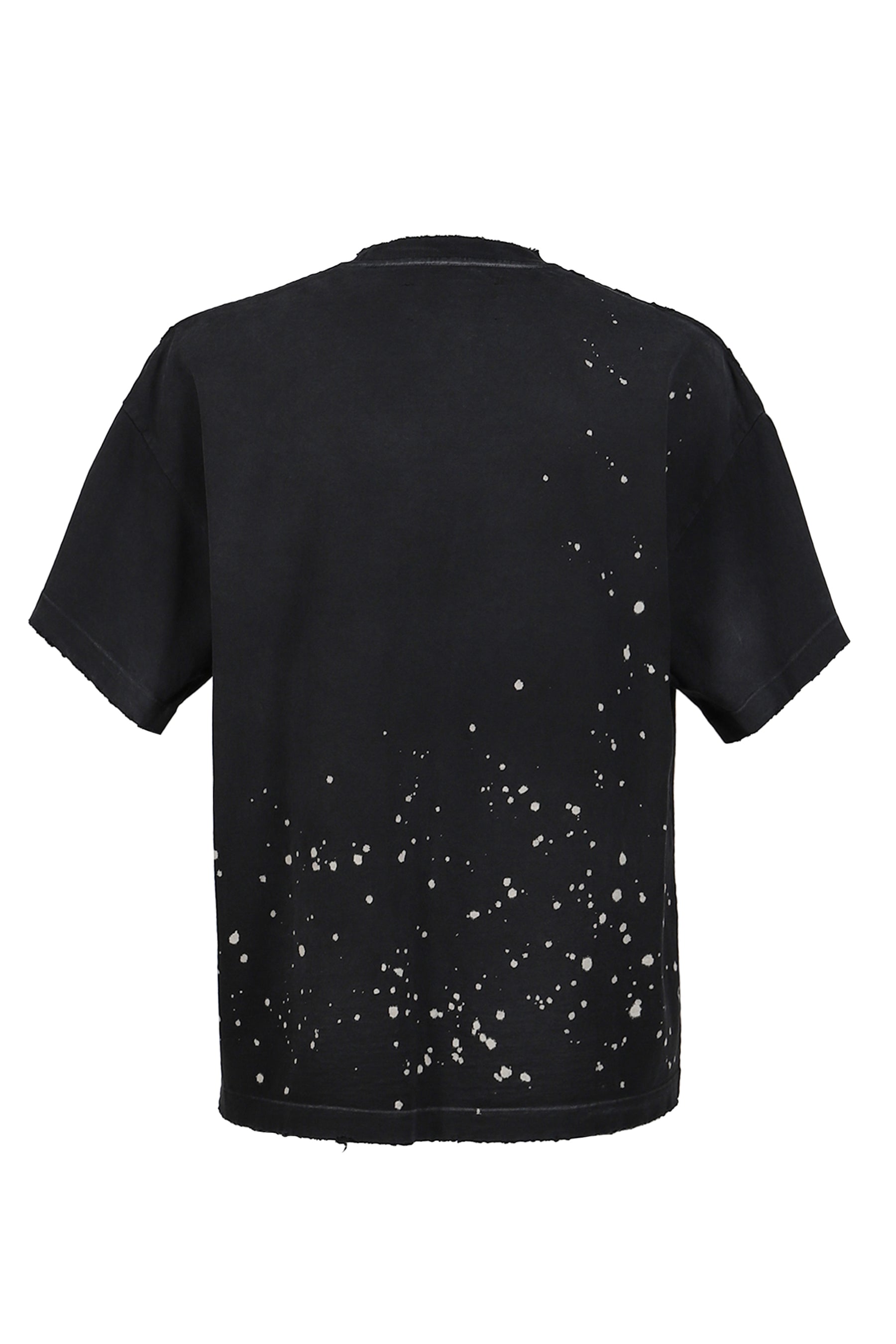 SATOSHI NAKAMOTO サトシナカモト　デストロイド　LUKE TEE SATOSHI NAKAMOTO - DESTROYED LUKE TEE BLACK T-shirt | cherry