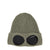 EXTRA FINE MERINO WOOL GOGGLE BEANIE / WALNUT 359