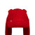 MOHAIR CHUNKY RABBIT BEANIE / RED 