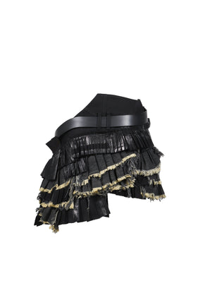 TWIRL MINI SKIRT(EXCLUSIVE) / BLK 