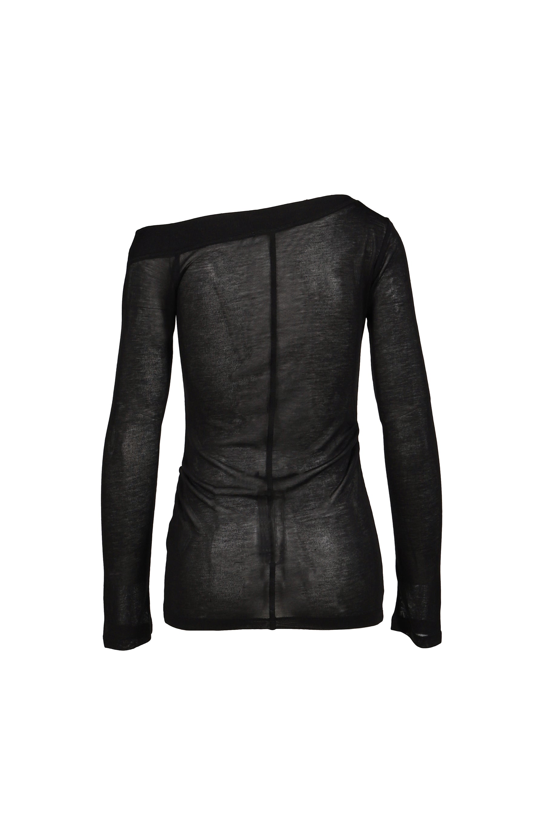 SLICK OFF SHOULDER T / BLK