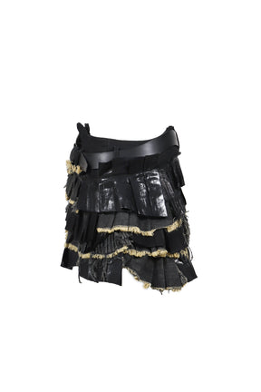 TWIRL MINI SKIRT(EXCLUSIVE) / BLK 