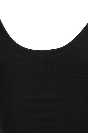 VEST TOP WITH SEQUINS AND BEADING / BLK