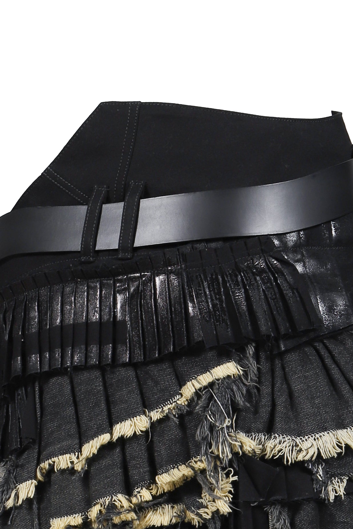 TWIRL MINI SKIRT(EXCLUSIVE) / BLK 