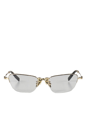 METAL BOWKNOT GLASSES / GLD 