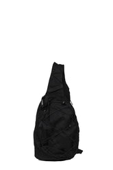 NYLON B CROSSBODY BACKPACK / BLK