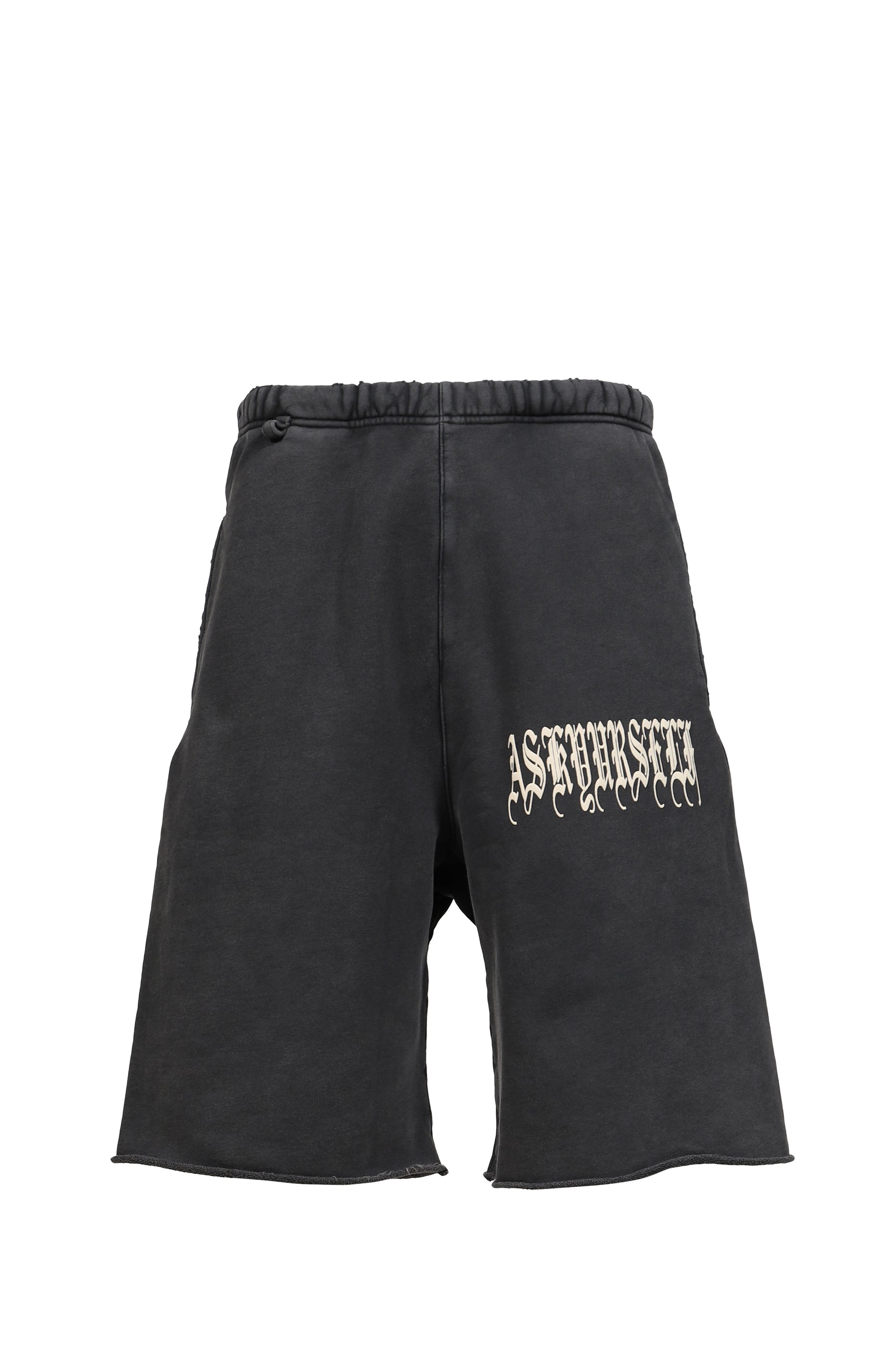 GOTH VINTAGE BAGGY FLEECE SHORTS / VINTAGE BLK
