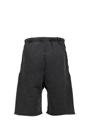 GOTH VINTAGE BAGGY FLEECE SHORTS / VINTAGE BLK