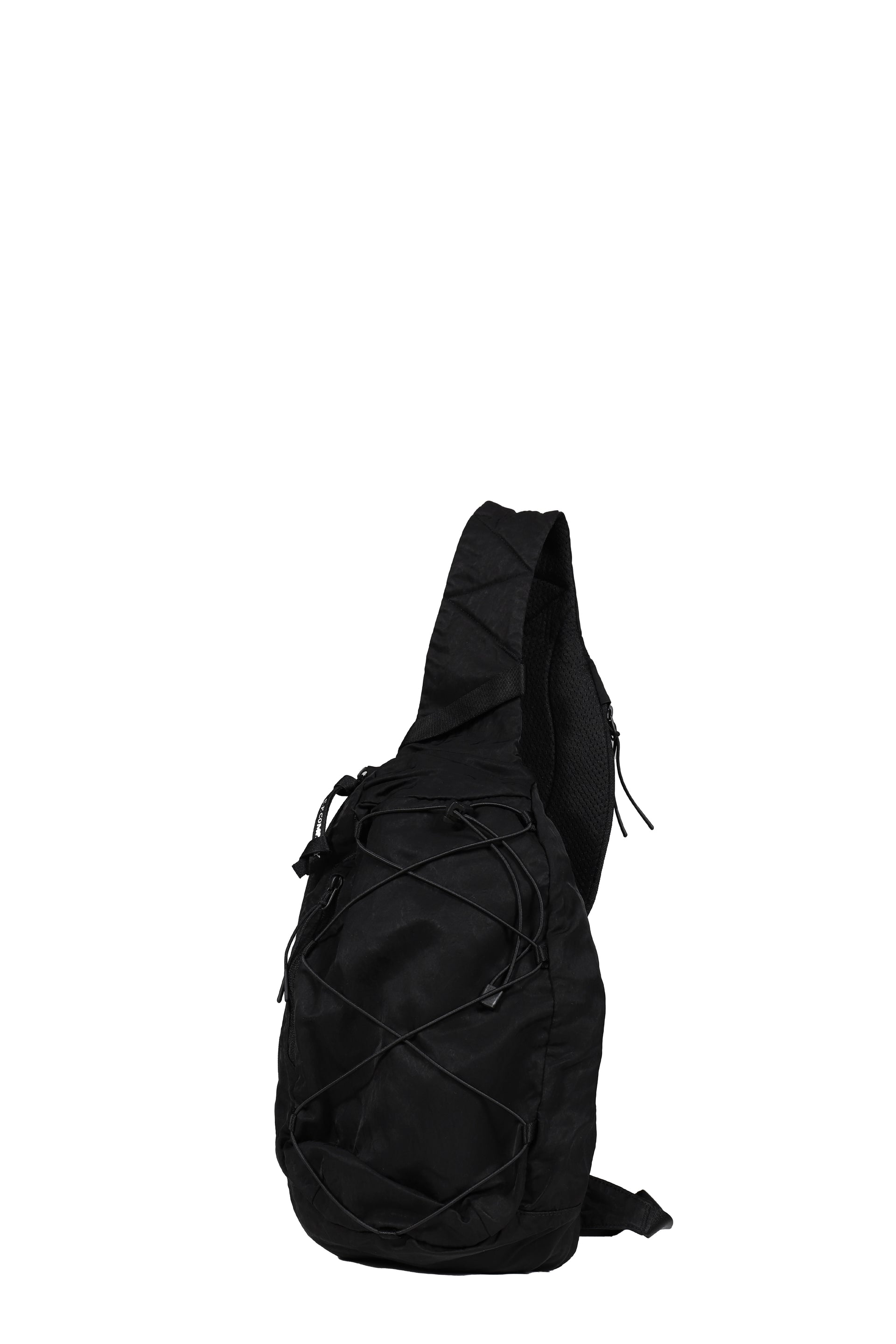 NYLON B CROSSBODY BACKPACK / BLK