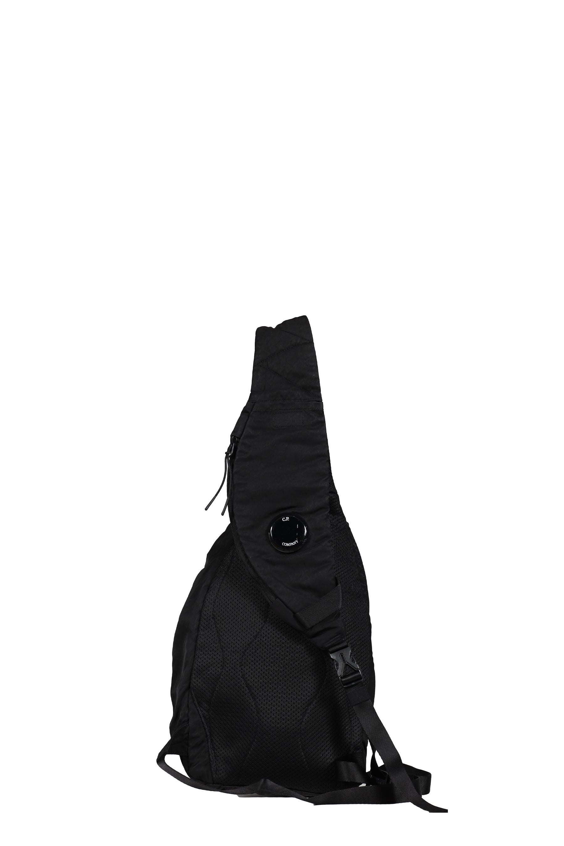 NYLON B CROSSBODY BACKPACK / BLK