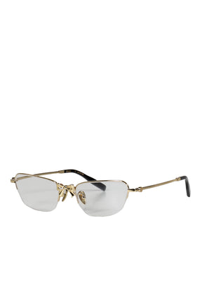 METAL BOWKNOT GLASSES / GLD 