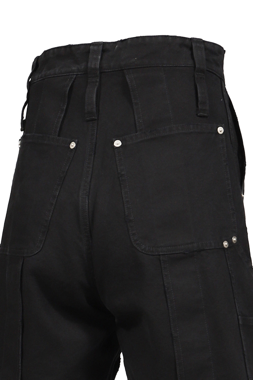 DOUBLE KNEE MOTION PLEAT CANVAS SHORT PANTS(EXCLUSIVE) / FADE BLK
