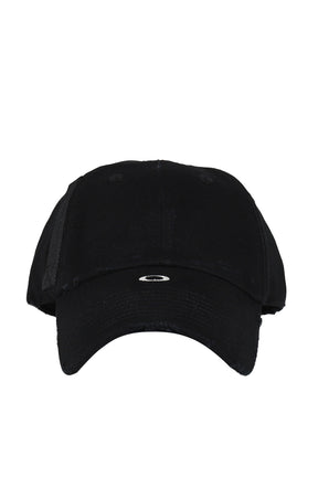 NANO LOGO STUDDED CAP / BLK